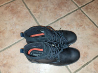 Rockport Chukka Black Leather Boots Waterproof 