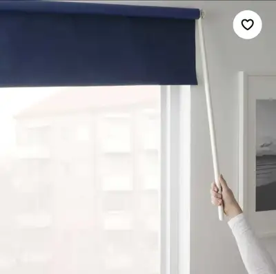 6 Brand New Blackout roller blind, blue, 157.5x195 cm Curtain, View more