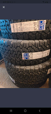 35x12.50r18 brand new bf Goodrich ko2 all terrain tires