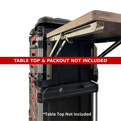 Milwaukee Packout Folding Table Brackets - Flip Table Kit, View more