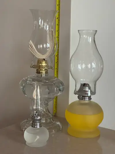 Lot de 3 lampes à l'huile, View more
