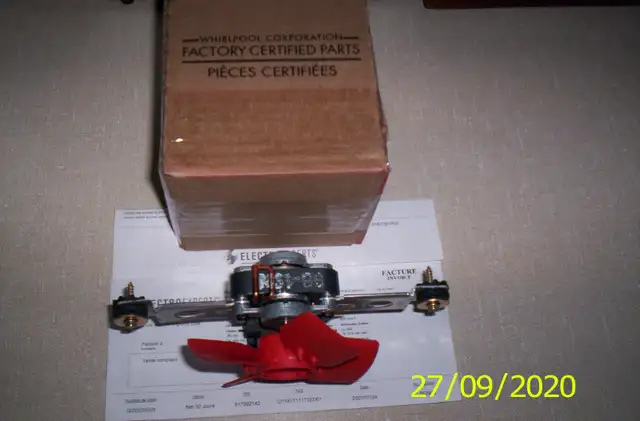 Ventilateur Refrigérateur Whirlpool 482731 Evaporator Fan Motor. in Refrigerators in Longueuil / South Shore - Image 2