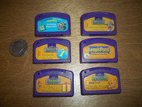 Lot of 6 Leap Frog LeapPad learning game cartridges