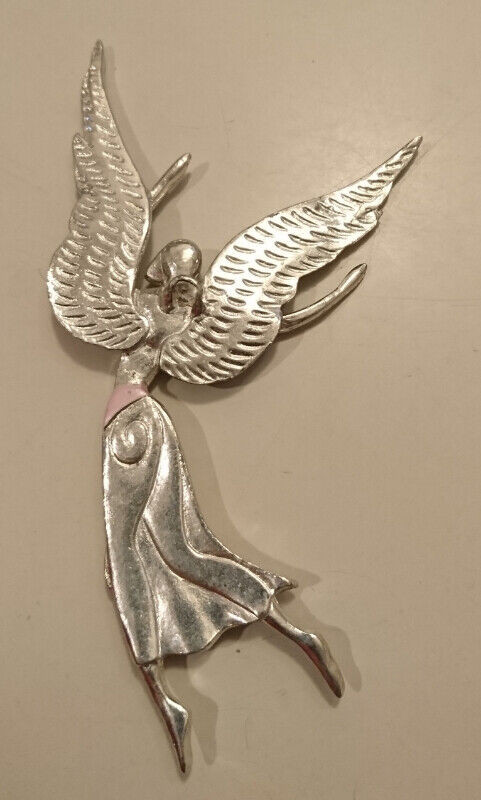 Serenity Angel Pink Breast Cancer Ribbon Ornament. in Arts & Collectibles in Oshawa / Durham Region - Image 2