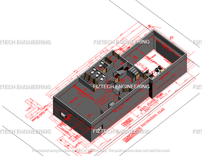 Building Mechanical Permit drawing HVAC, Fire Sprinkler Plumbing Electrical Structural Professional...