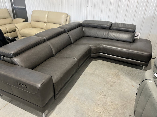 Power Reclining Leather Sectional - NEW in Couches & Futons in Winnipeg - Image 2