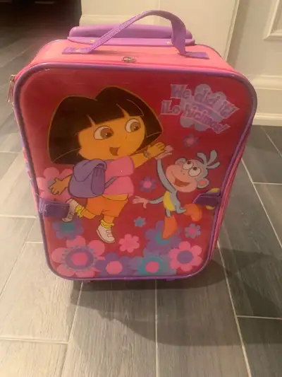 For sale: Dora kids (girls) carry on luggages. This is used but in great shape. Clean and no damages...