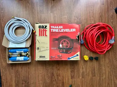 Selling our camper accessories, a mix of new and slightly used items. Bnew items Camper water hose W...