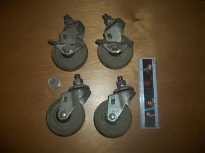 514-247-8483-communiqué 4 roues pivotantes avec roulements à billes pour chariot ou autres $10 robus...