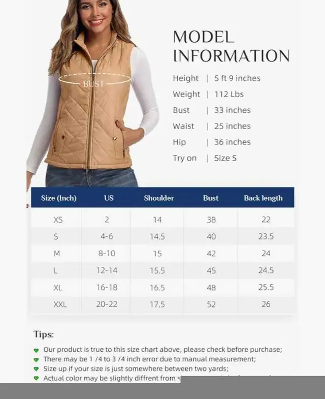 NEW! Women's Sleeveless Padded Vest - XX-Large in Women's - Tops & Outerwear in City of Toronto - Image 7