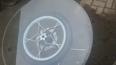 custom made motorcycle wheel table for man cave or shop custom made 42' round glass top motorcycle w...