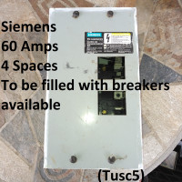 Breaker Panel - Siemens & Cutler Hammer, Various Models