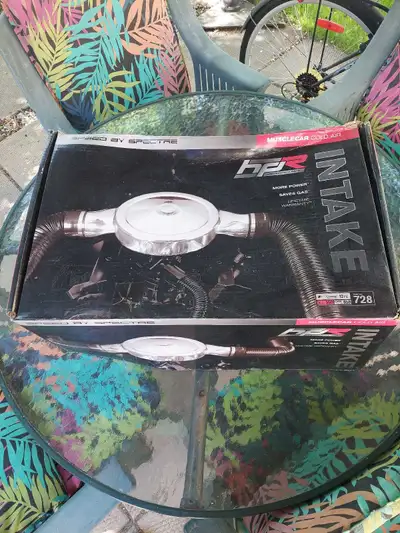 Speed by Spectre Muscle Car Cold Air Box Kit (Part #728) is a universal, low-profile air intake syst...