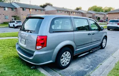 For Sale: 2016 Dodge Grand Caravan – Wheelchair Accessible (Side Entry, Manual) Price: CAD 25,999 Co...