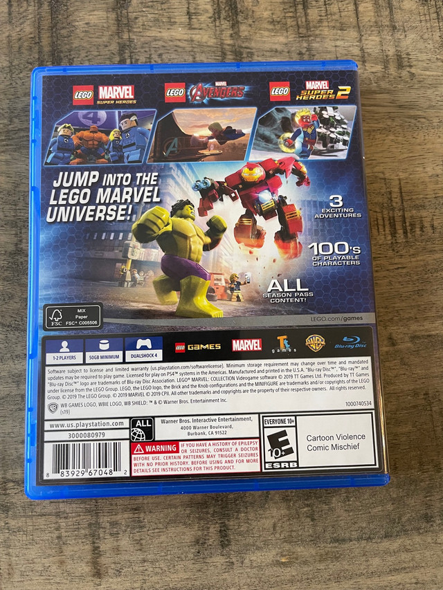 Lego Marvel Collection in Sony Playstation 4 in Bathurst - Image 2