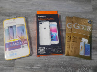 Screen Protector + iPhone 8 phone case + G7 Batt. Case