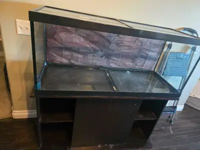 80 gallon aquarium/accessories NEED GONE BY TOMORROW, Voir plus