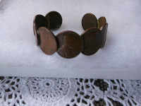 Unique & Rare-Vintage U.S.A Copper Penny Bracelet and Rin