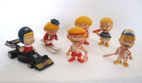 SIX FIGURINES VINTAGE HYGRADE KIDS  SIX FIGURES Lot A