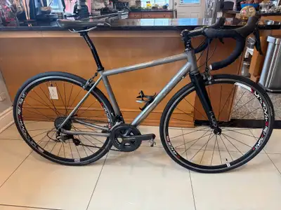 Titanium T Lab R1 road bike has 52 cm sloping frame. 11 speed, View more