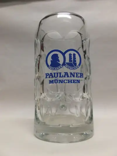 PAULANER  SALVATORE  BEER STEIN / PAULANER 1L GLASS MUG, View more