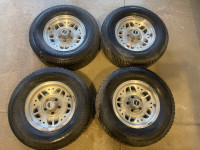 225/70R14 Cooper allseason tires on Ford Ranger rims $400