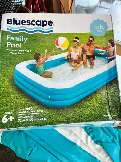 10ft inflatable pool, View more