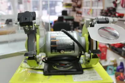 At FirstStopSwap$hop we are selling a Ryobi Corded 6" Bench Grinder for $69.95 plus tax ($79 out the...