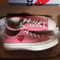 Comme Des Garçons pink shoes with box - size 6/8