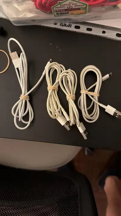iPhone Lightning to USB Charging Cable – White, $5 Each, View more