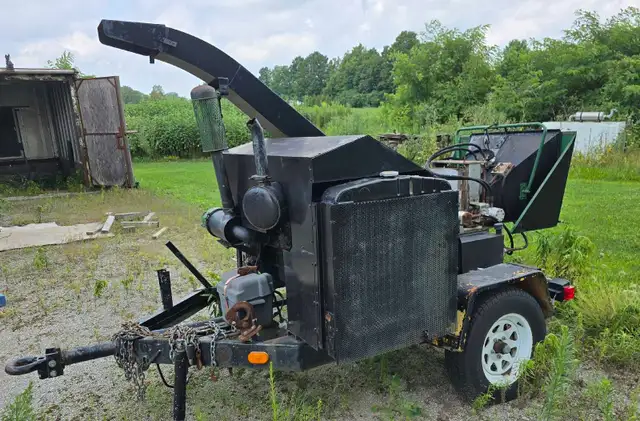 gas wood chipper  heavy duty 