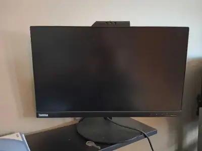 ThinkVision 22 inch monitor + Blue diamond keyboard., View more