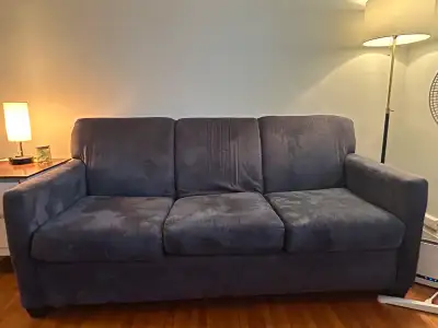 Navy three-seater couch/sofa. Great condition and very comfortable! Pet and smoke free household. Yo...