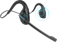 Bluetooth Headset with Boom Mic, Open Ear w/Noise cancel
