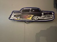 Neon 1957 Chevy professionally made
