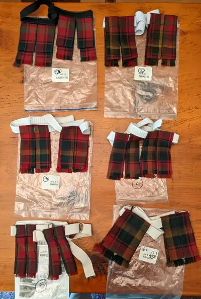 Maple Leaf Tartan Hose Flashes, View more