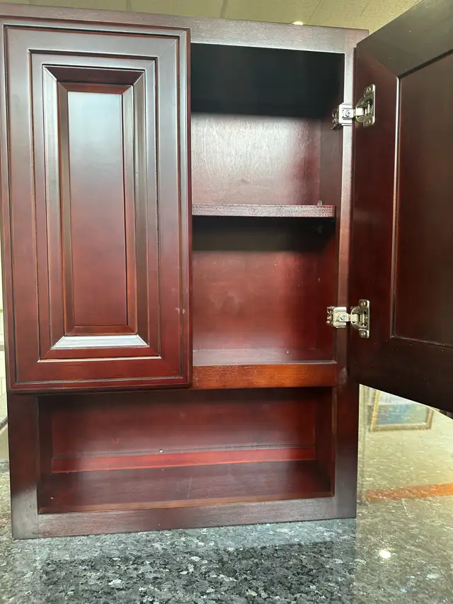 Bathroom wall cabinet, medicine cabinet on sale-all wood in Multi-item in Markham / York Region - Image 5