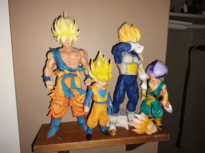 Dragonball Z Statues - Goku, Vegeta, Goten and Trunks, View more