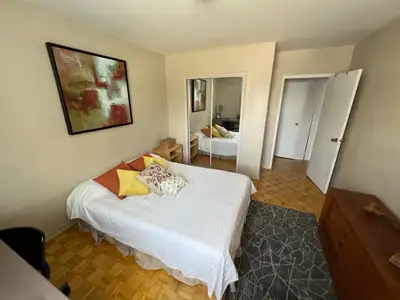 A large and bright room is available in a clean and quiet home. The room is fully furnished and incl...