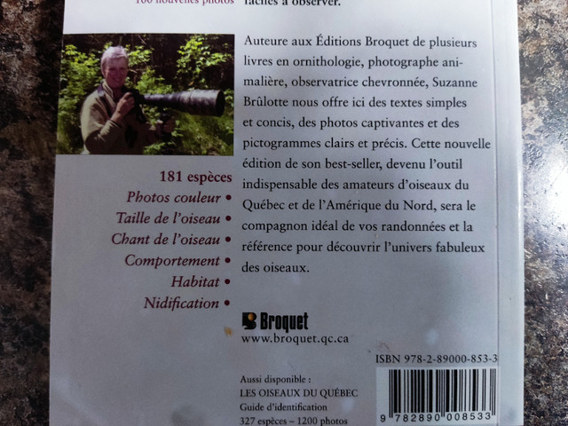 Les Oiseaux du Québec - Guide d'initiation De Suzanne Brulotte dans Manuels  à Lanaudière - Image 3