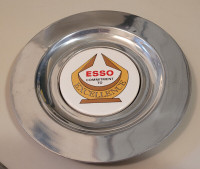 Vintage Rare Esso Commitment to Excellence Pewter Plate/ Plaque