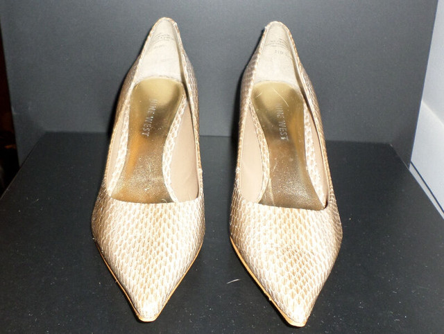 NINE WEST Women's Shoes: Size: 5.5, Brown, Beautiful pattern. in Women's - Shoes in Calgary - Image 2