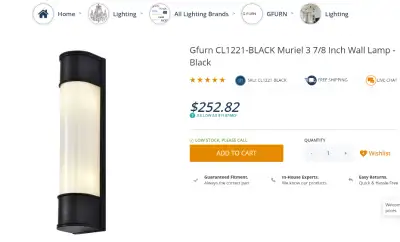 G Furn Wall Light, View more