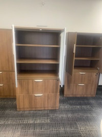 Storage Cabinets with locking doors and drawers
