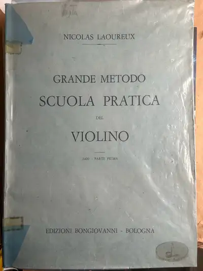 Vintage music book for violin. In Italian. Published by Edizioni Bongiovanni. Moving sale. See my ot...