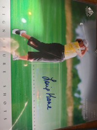 Lori Kane autographed SP Signature golf