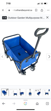 New Outdoor Garden Multipurpose Micro Collapsible Beach Trolley 