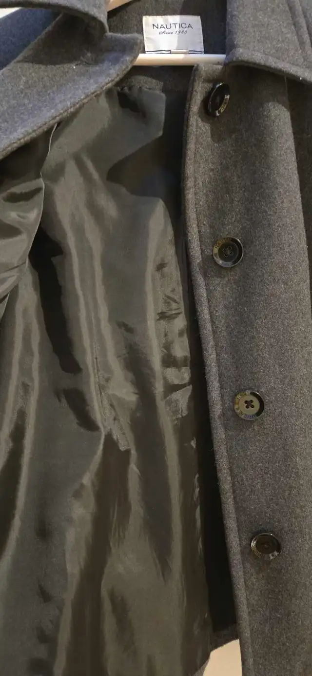 Nautica gray pea coat size M in Women's - Tops & Outerwear in City of Toronto - Image 5
