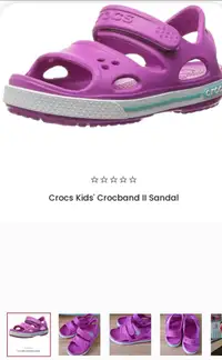 Girl's Crocs Pink Sandals