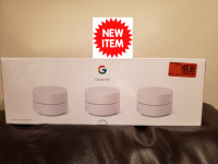 BRAND NEW/UNOPENED: Google WIFI Mesh Router AC1200 [3 PACK]